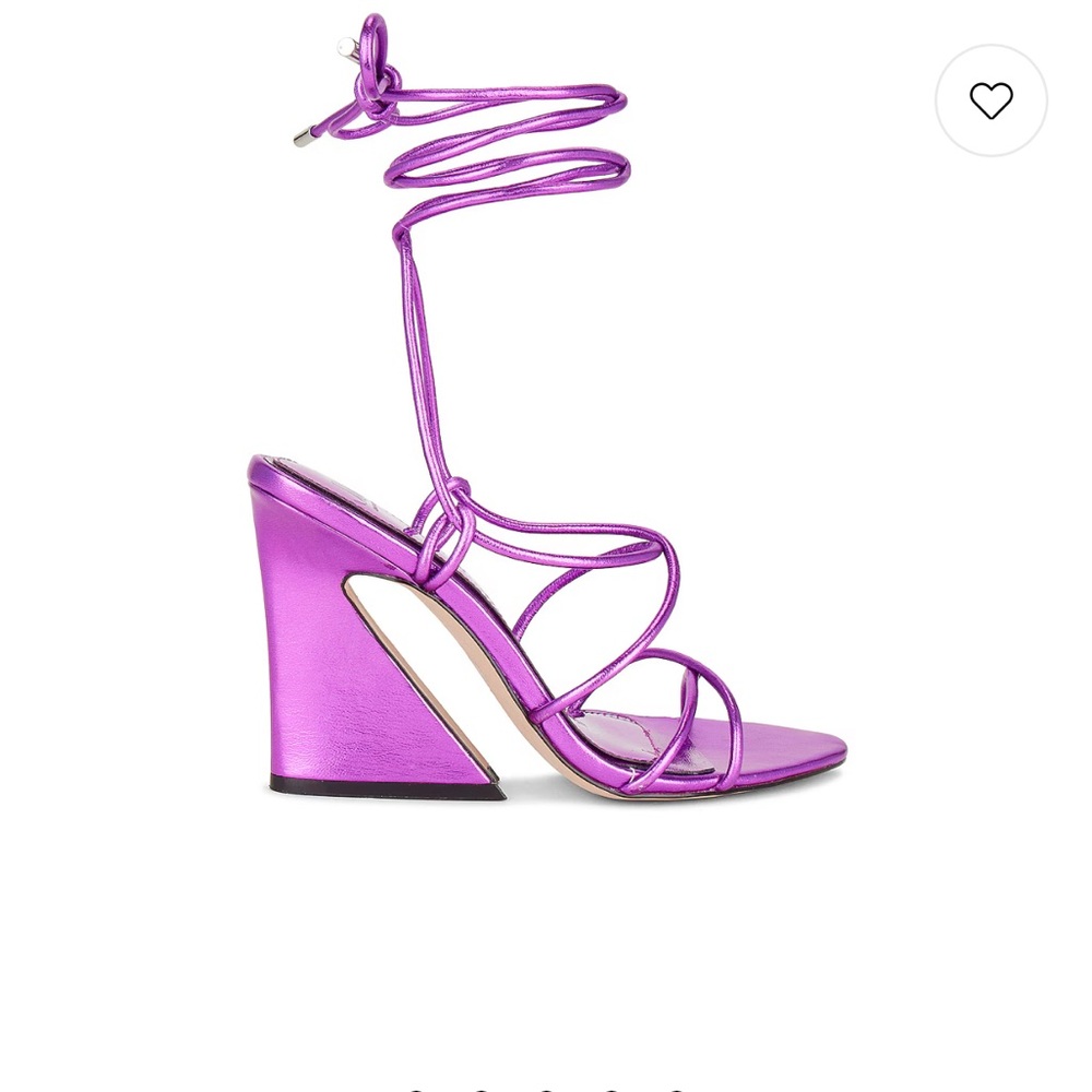 Purple Strappy Sandals
